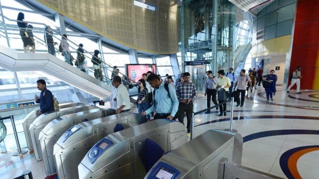 Business Bay Metro Station Exit Points