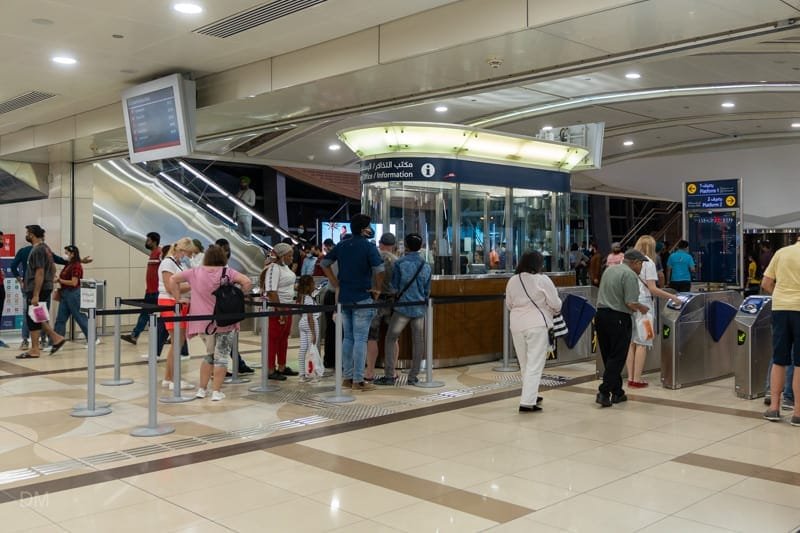 Burj Khalifa/Dubai Mall Metro Station entrance