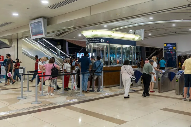 Burj Khalifa/Dubai Mall Metro Station entrance