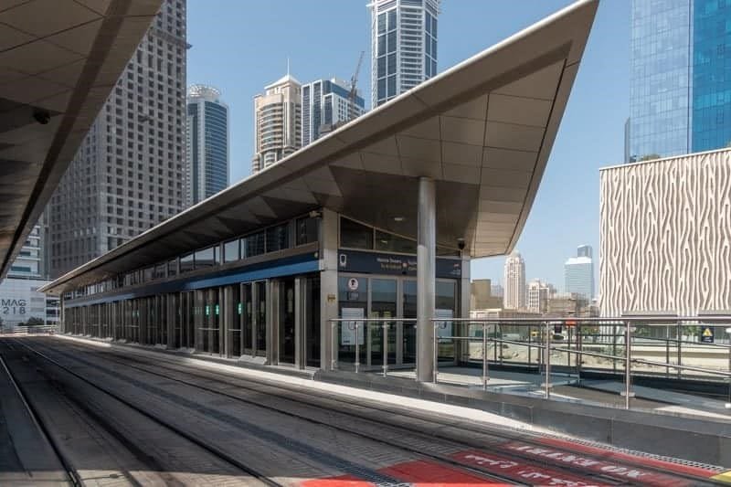 Marina Towers Tram Station Overview